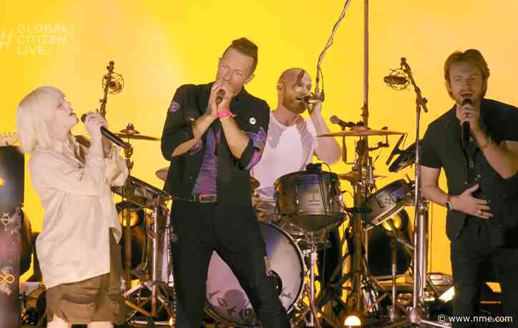 Watch Coldplay perform ‘Fix You’ with Billie Eilish and Finneas for Global Citizen stream