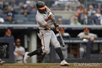 Yanquis caen ante Orioles pese a gran labor de Gary Sánchez - AP News