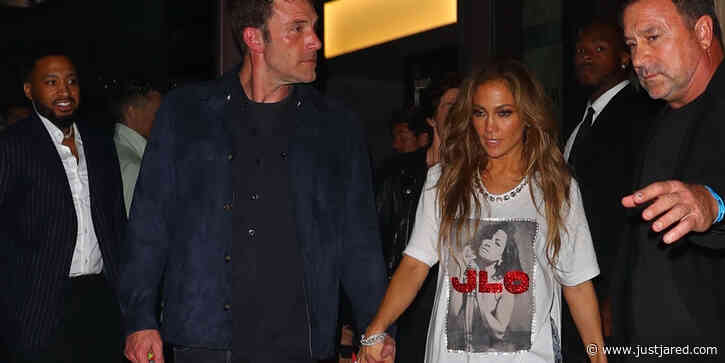 Jennifer Lopez & Ben Affleck Celebrate After Global Citizen Live NYC Performance
