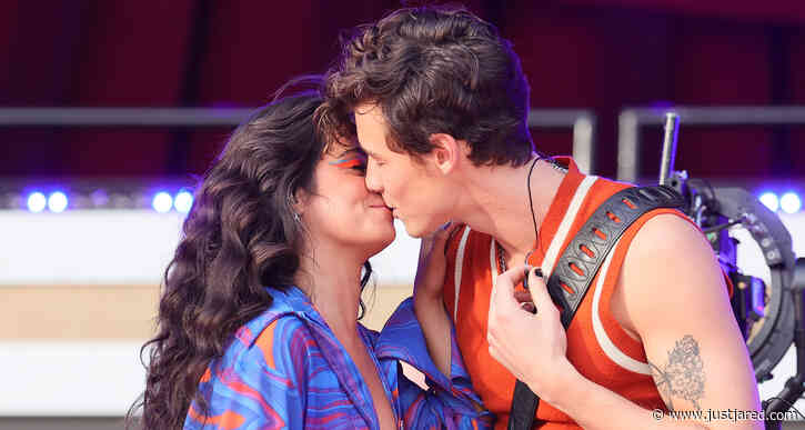 Camila Cabello & Shawn Mendes Share a Kiss While Performing at Global Citizen Live 2021