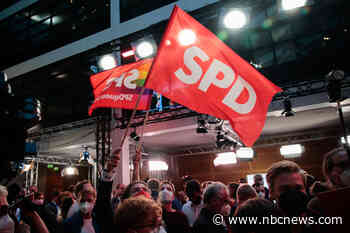 German vote nearly even for Merkel's bloc, Social Democrats