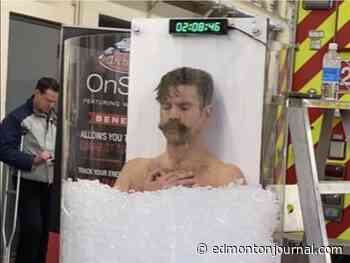 Nick Lees: Edmonton firefighter looking to set new world record by surviving three-hour ice bath