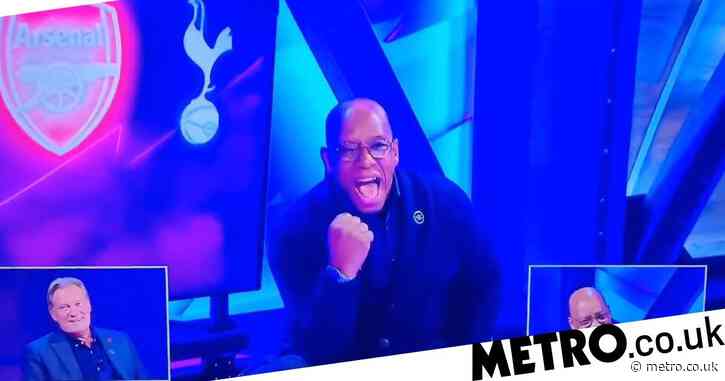 WATCH: Ian Wright’s wild Arsenal vs Spurs celebrations in front of a stunned Glenn Hoddle