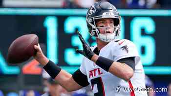 Falcons' Matt Ryan becomes 10th QB in history with 350 passing touchdowns