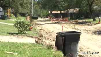 Houston construction: Residents say project is keeping them from leaving their homes on Talton Street in northeast Houston - KTRK-TV