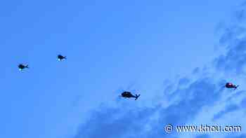 What’s that rumble? HPD explains why military, police helicopters are flying together over Houston - KHOU.com