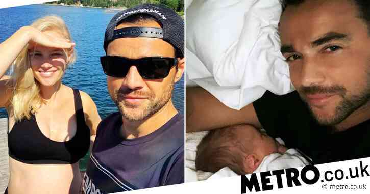 A1 star Ben Adams ‘relieved he didn’t have to give birth’ as he welcomes first child with fiancee Sara Skjoldnes