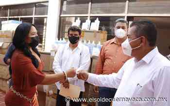 SNTE entrega insumos de protección contra Covid-19 - El Sol de Cuernavaca