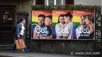 Swiss overwhelmingly vote to legalize same-sex marriage