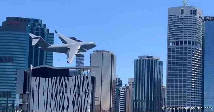 Epic Maneuver or Reckless Stunt? Daredevil Military Pilots Nimbly Weave C-17 Globemaster Between Skyscrapers
