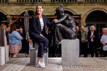 Suranne Jones unveils statue of Gentleman Jack protagonist Anne Lister - St Helens Star