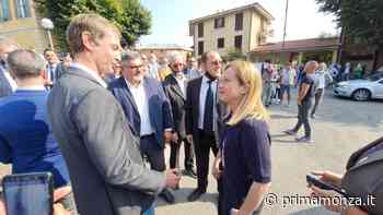 Giorgia Meloni ad Arcore per tirare la volata a Maurizio Bono - Prima Monza