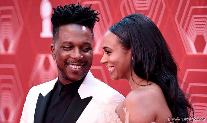 Host Leslie Odom Jr. Walks Red Carpet with Wife Nicolette Robinson at Tony Awards 2020!