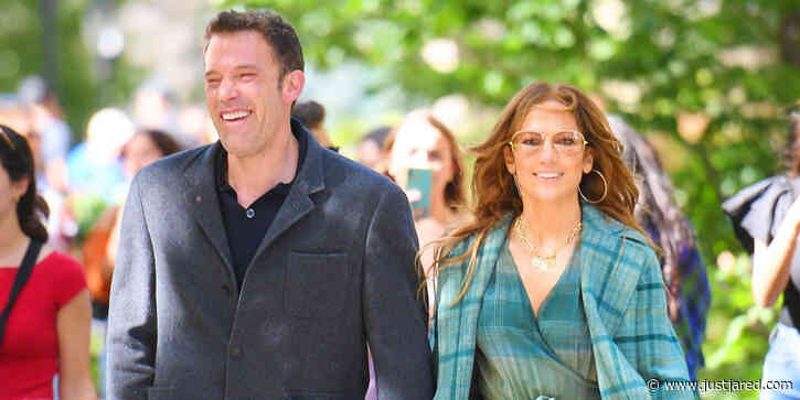 Jennifer Lopez & Ben Affleck Take a Stroll Together in Madison Square Park