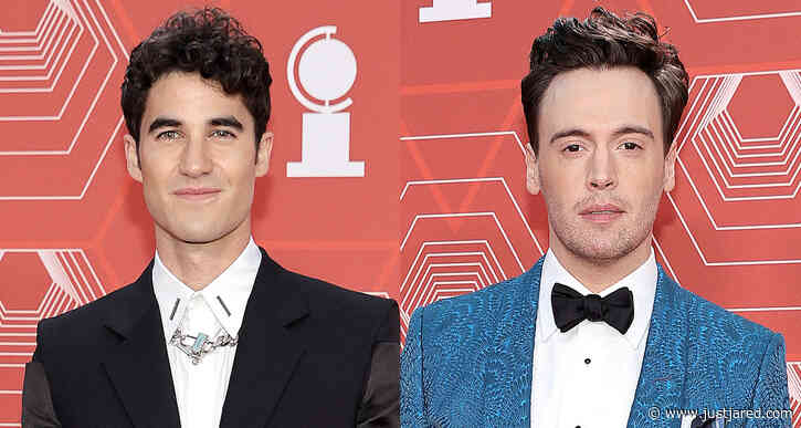 Darren Criss & Erich Bergen Look So Handsome Stepping Out for Tony Awards 2020