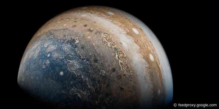 10 years after NASA launched its Juno mission to Jupiter, these are its most stunning images of the gas giant
