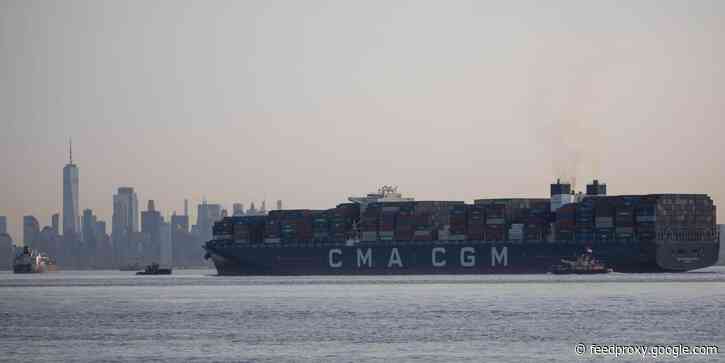 Dozens of cargo ships stuck waiting off New York's coast amid port staff shortages and surging demand for goods