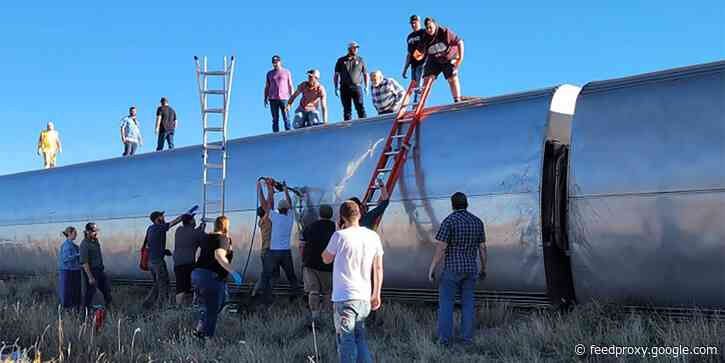 At least 3 are dead and 'well over' 50 injured after an Amtrak train derailed in Montana