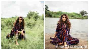 Fatima Sana Shaikh shows how to look classy in velvet blazer and pants set. - India Today