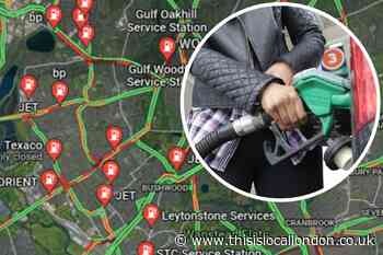 Waltham Forest and Redbridge petrol stations build long ques