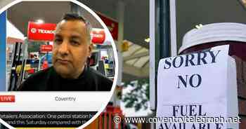 Coventry petrol station says it won't have fuel until Friday - Coventry Live