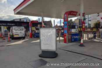 Queues at petrol stations across south London and Surrey