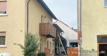 Wohnhausbrand in Dörfleins: Großeinsatz vor Ort - 100.000 Euro Schaden