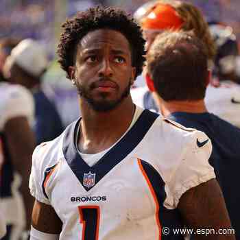 Broncos WR Hamler tears ACL, done for season