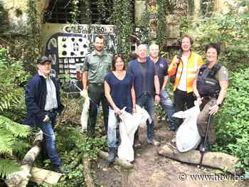 Grote schoonmaak in mergelgroeve van Caestert levert gigantische afvalberg op - Het Belang van Limburg
