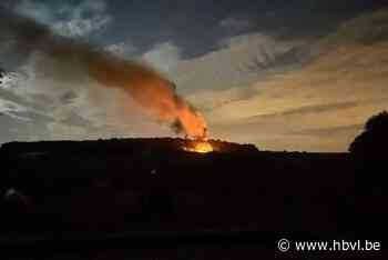 Picknickbankje vernield na brand in Genoelselderen - Het Belang van Limburg