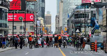 Two arrested at anti-vaccine protest after mob tries to storm Toronto Eaton Centre - blogTO