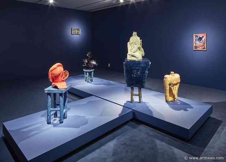 Am I Blue?: Woody De Othello’s Ceramic Sculptures Give Funk Art a Musical Twist