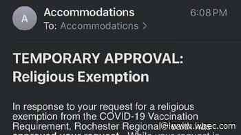 300-400 religious exemptions at URMC