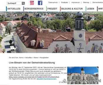 Neunkirchen: Die Uhr bis zur 1. Live-Gemeinderatssitzung tickt - Neunkirchen - meinbezirk.at