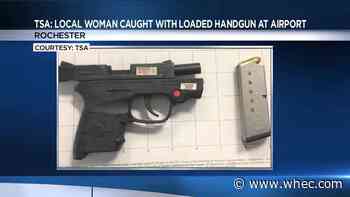 Rochester woman caught with loaded handgun at Rochester Airport