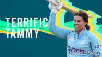 England v New Zealand ODI: Watch Tammy Beaumont's best shots as she reaches her century