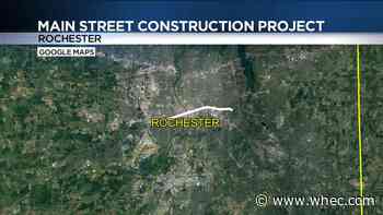 Main Street Construction Project temporarily closes westbound left turn lane