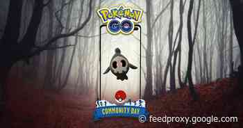 Pokemon Go October Community Day: Duskull, event move and start time     - CNET