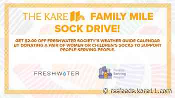 Donate a pair of socks at the KARE 11 Family Mile this Marathon Weekend