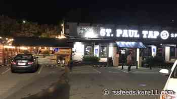 1 shot, woman injured after vehicle crashes into St. Paul bar patio