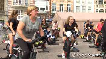 Dendermonde spint voor vijf lokale goede doelen en zamelt 5.000 euro in - TV Oost