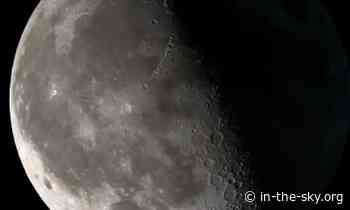 29 Sep 2021 (15 hours away): Moon at Last Quarter