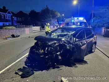 Man injured after Dudley car crash | Dudley News - Dudley News