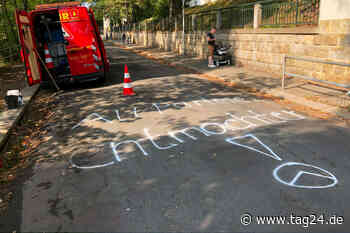 Rechte Schmierereien vor Wahllokal in Chemnitz - TAG24