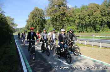 Mobilitätswende in Reichenbach - Freie Fahrt auf dem Muster-Radweg - esslinger-zeitung.de