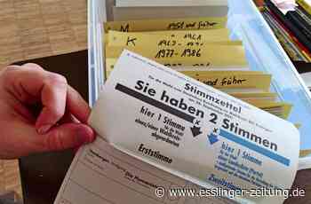 Bundestagswahl 2021 - Im Wahllokal in Reichenbach - esslinger-zeitung.de