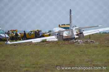 Jato sai da pista durante decolagem no aeroporto de Goiânia - Portal Mais Goiás