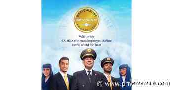 SAUDIA crowned the World's Most Improved Airline in 2021