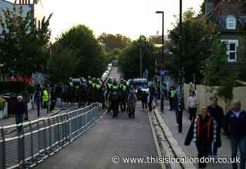 Palace fans criticise policing after Brighton clash