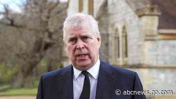 Prince Andrew acknowledges he faces US sex assault lawsuit
